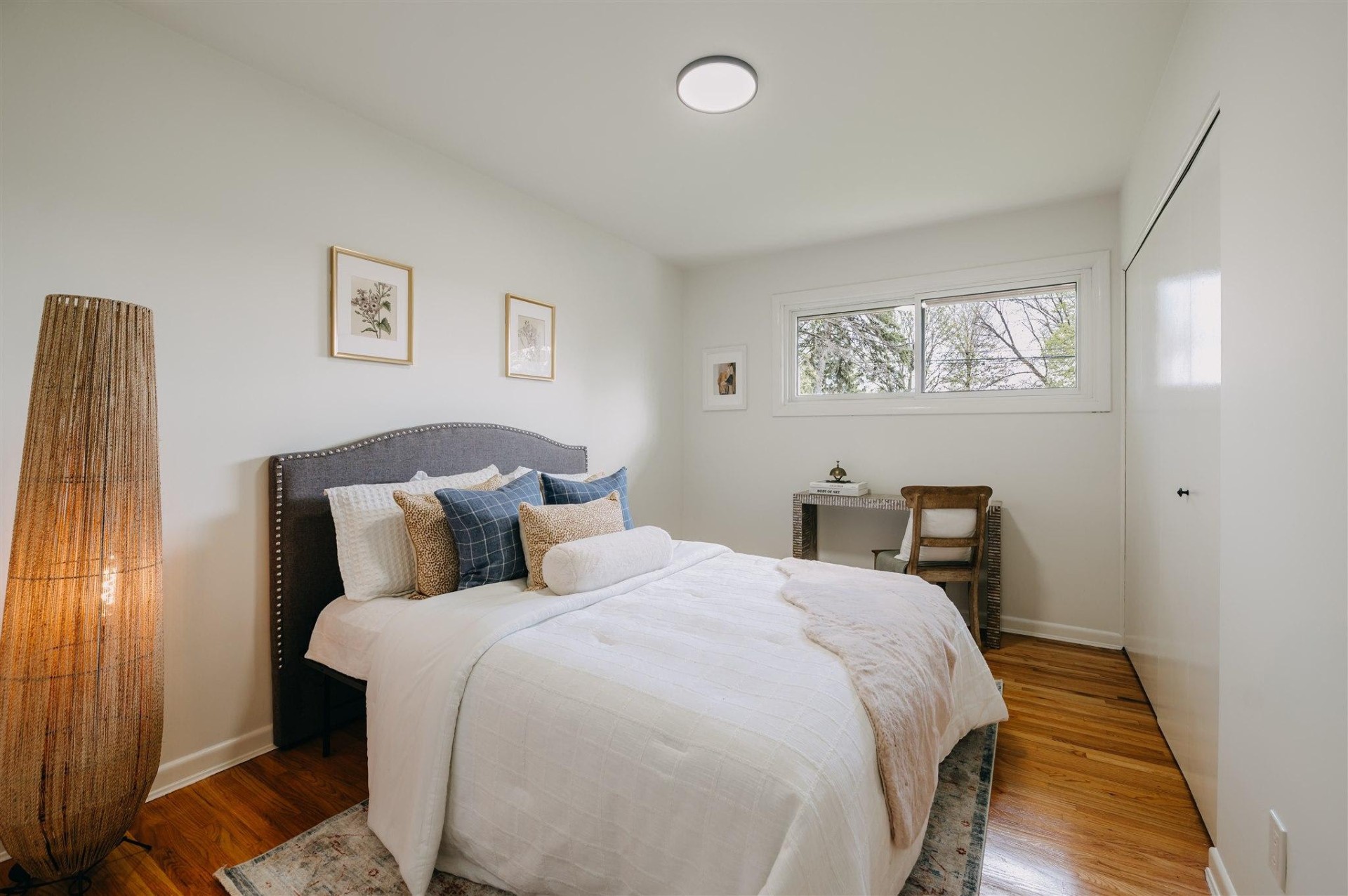 Bedroom with hardwood flooring at 1115 Jarvis Avenue